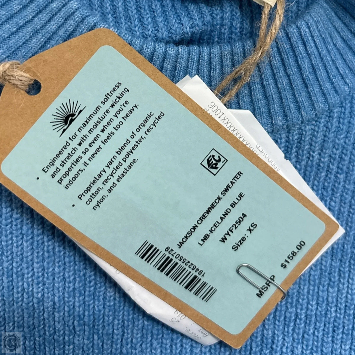 Blue Sweater  Basic By Faherty In Blue, Size: Xs