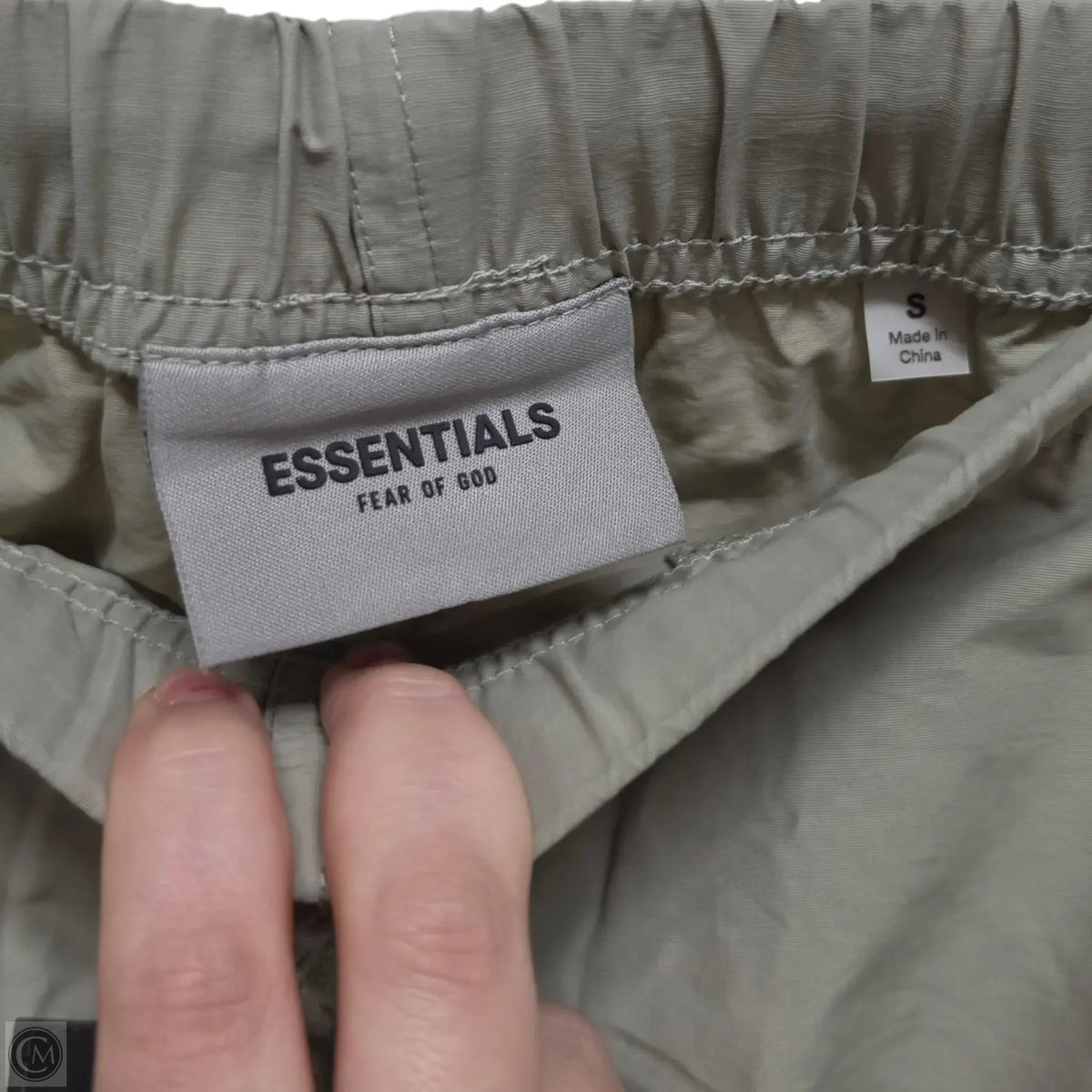Essentials Pants In Green, Size: S