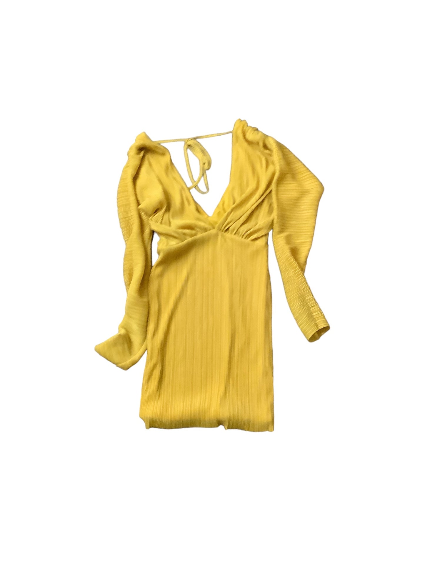 Yellow Dress Casual Short Asos, Size 4