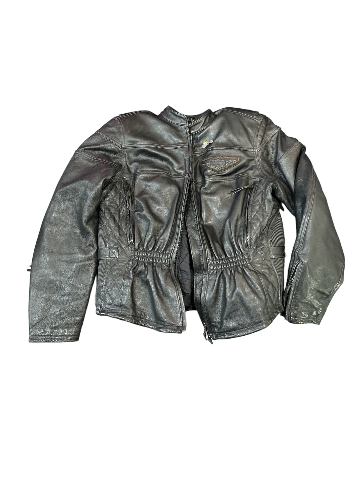 Coat Leather By Harley Davidson In Black, Size: Xl