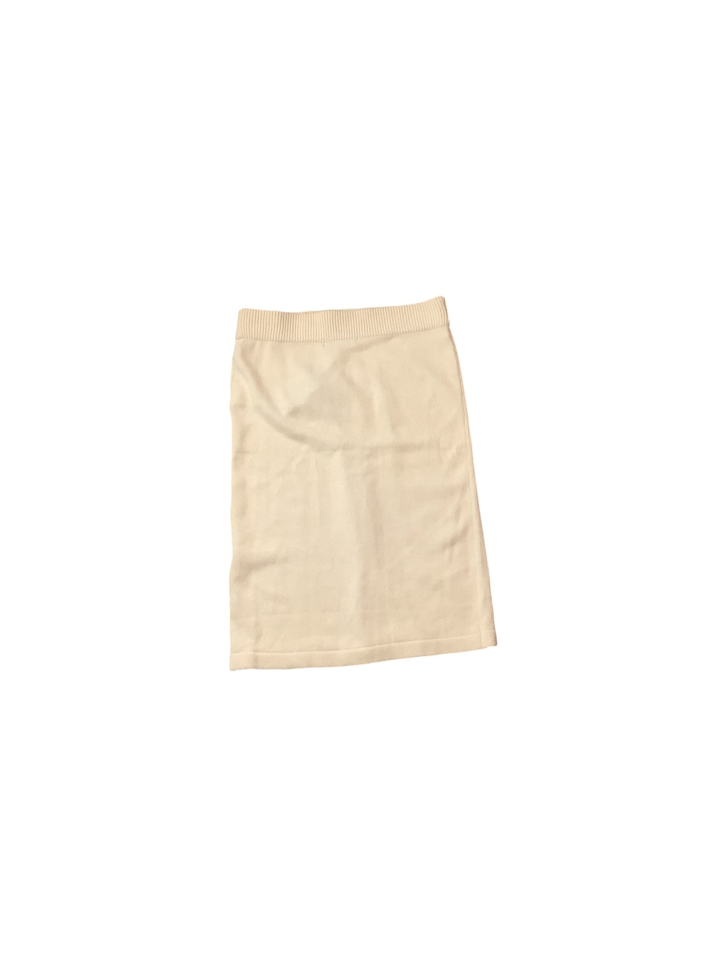 Skirt Midi By Vero Moda In Cream, Size: L