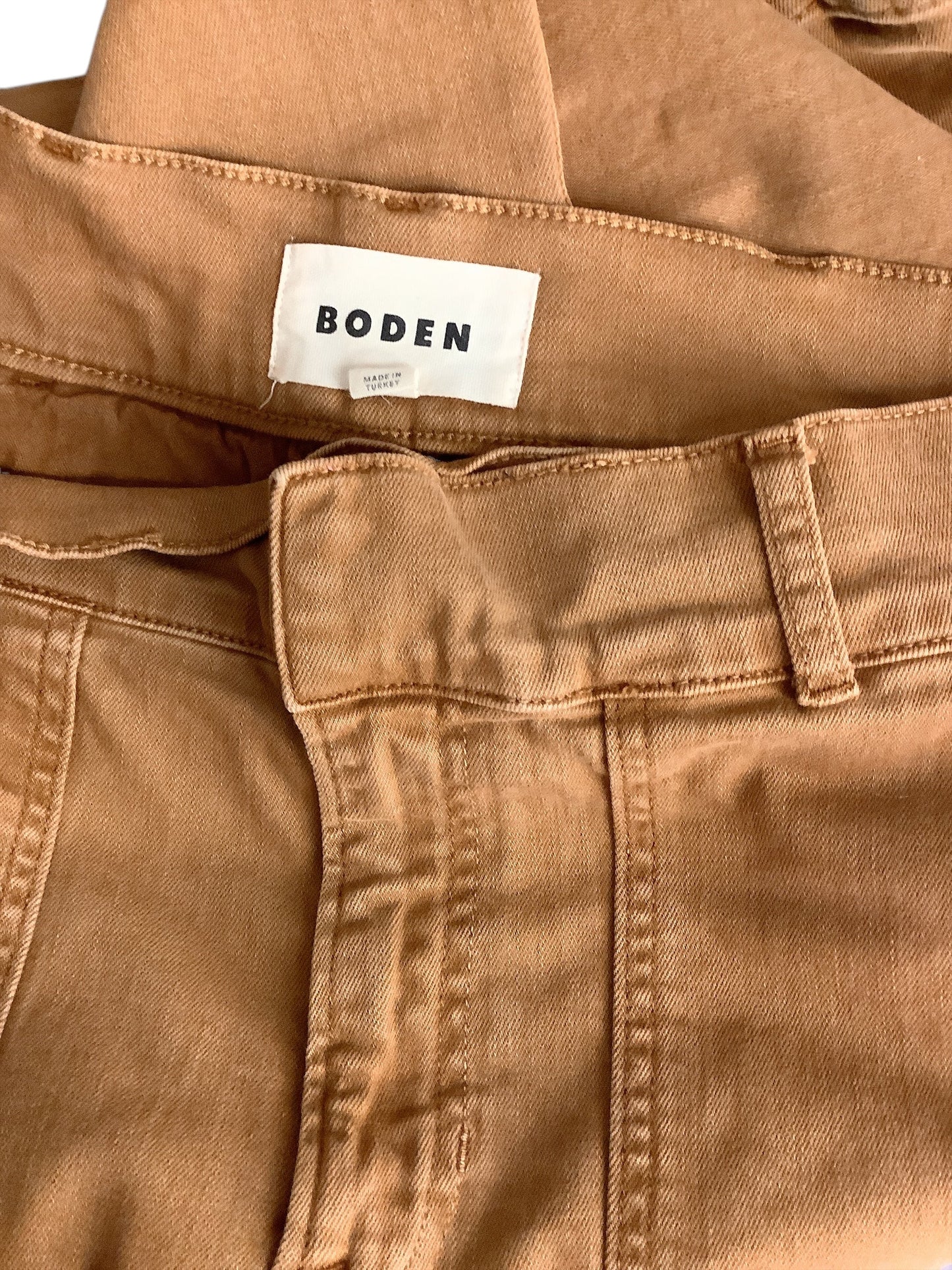 Jeans Wide Leg By Boden In Brown, Size: 10