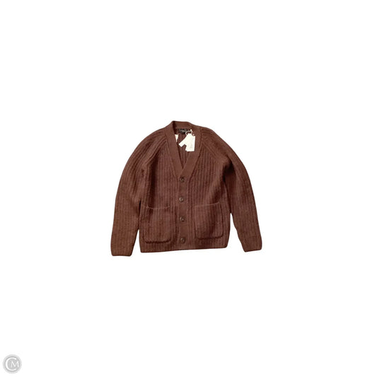 Sweater Cardigan By Vince In Brown, Size: S