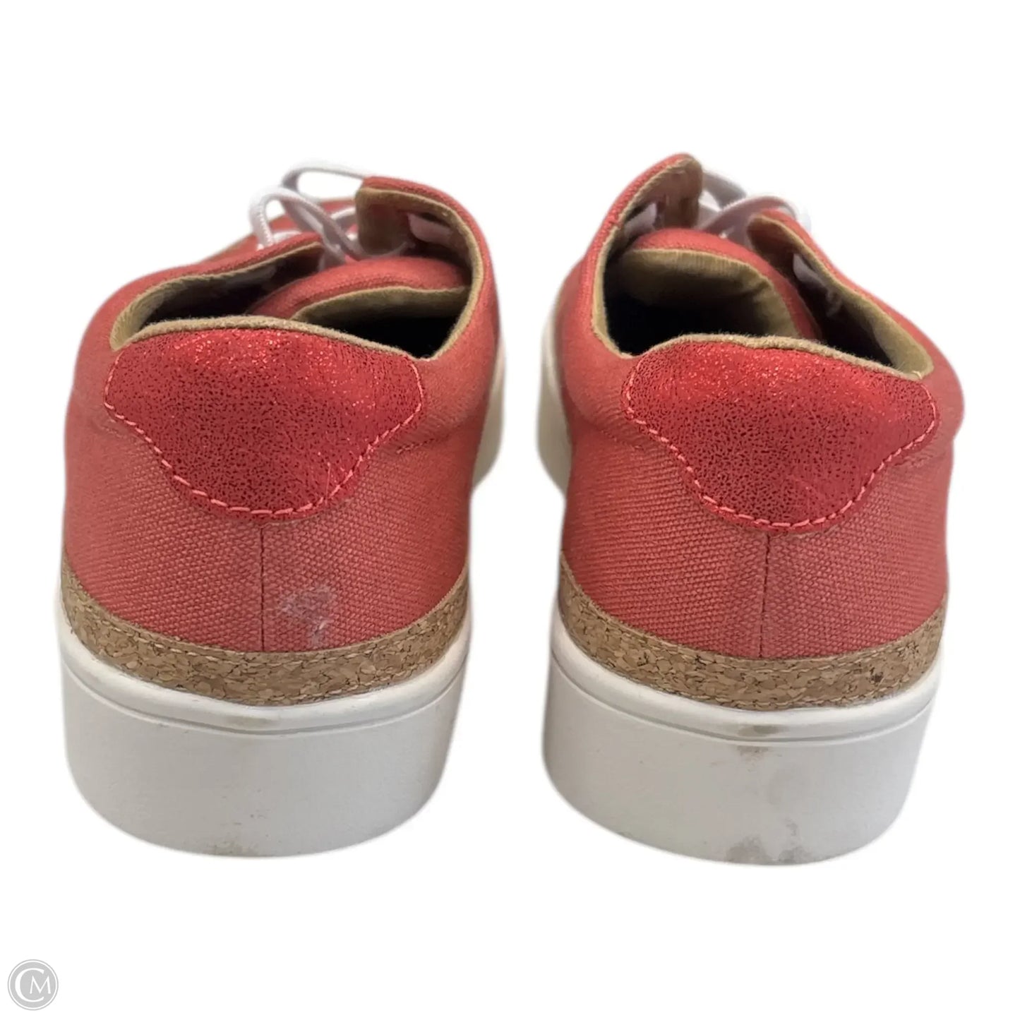 Shoes Sneakers By Clothes Mentor In Orange, Size: 8