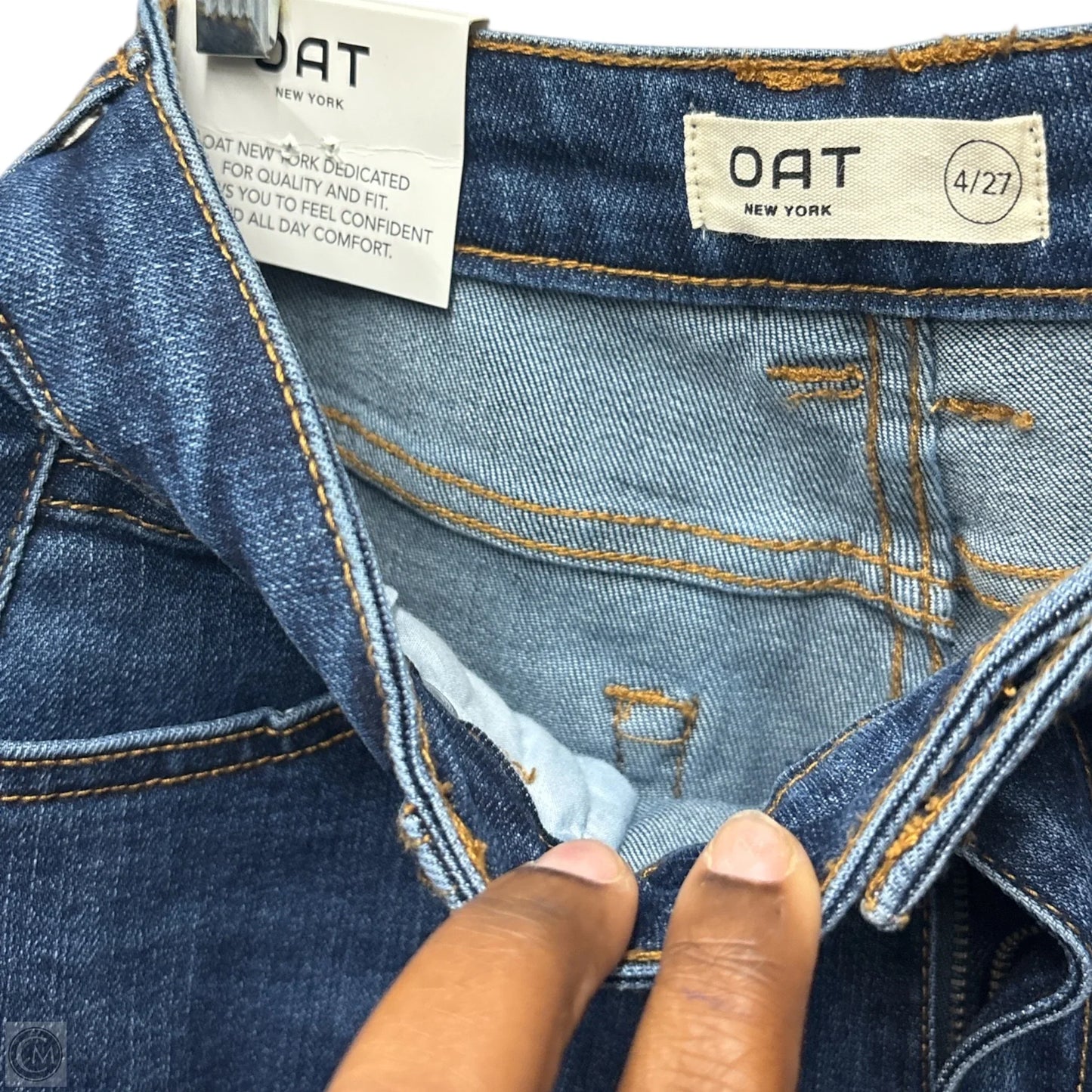 Jeans Boot Cut By Oat In Blue, Size: 4