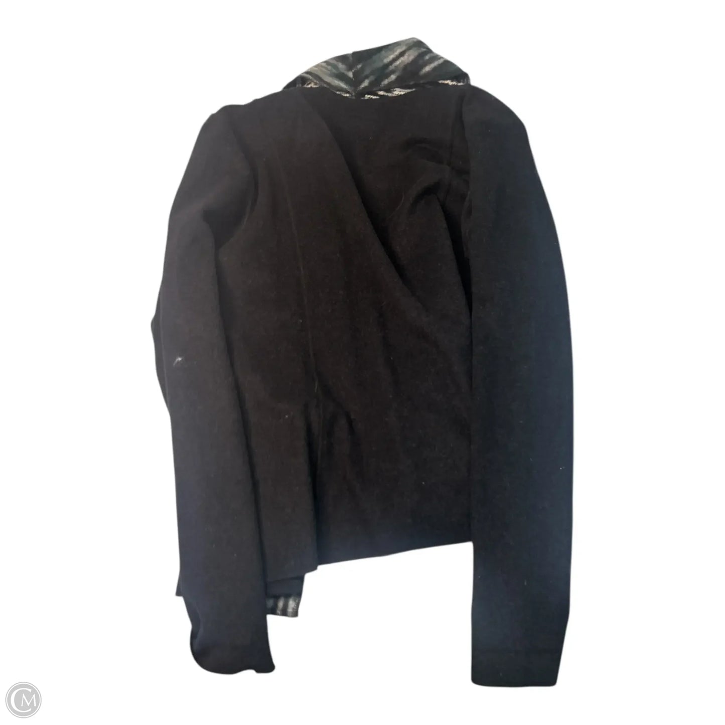 Sweater Cardigan By Clothes Mentor In Black & Green, Size: Mp