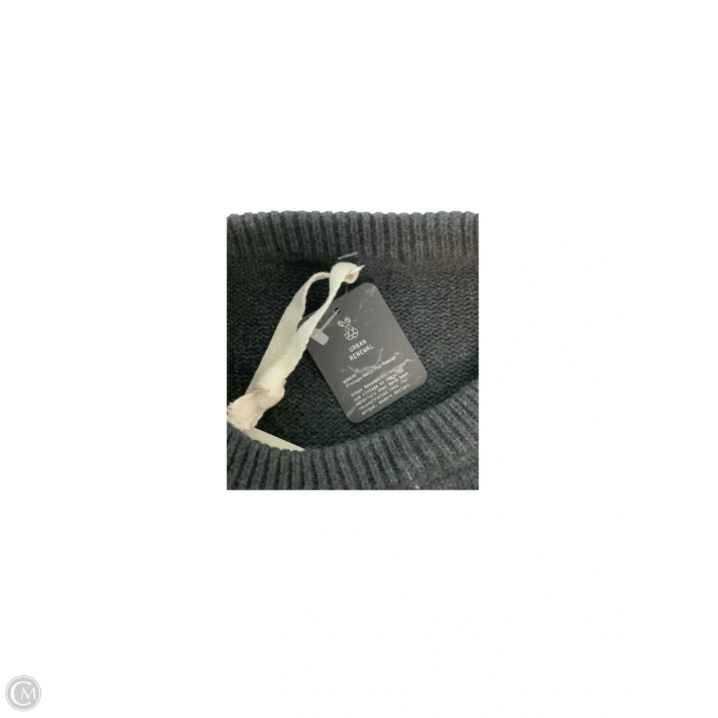 Sweater By Clothes Mentor In Grey & Orange, Size: L