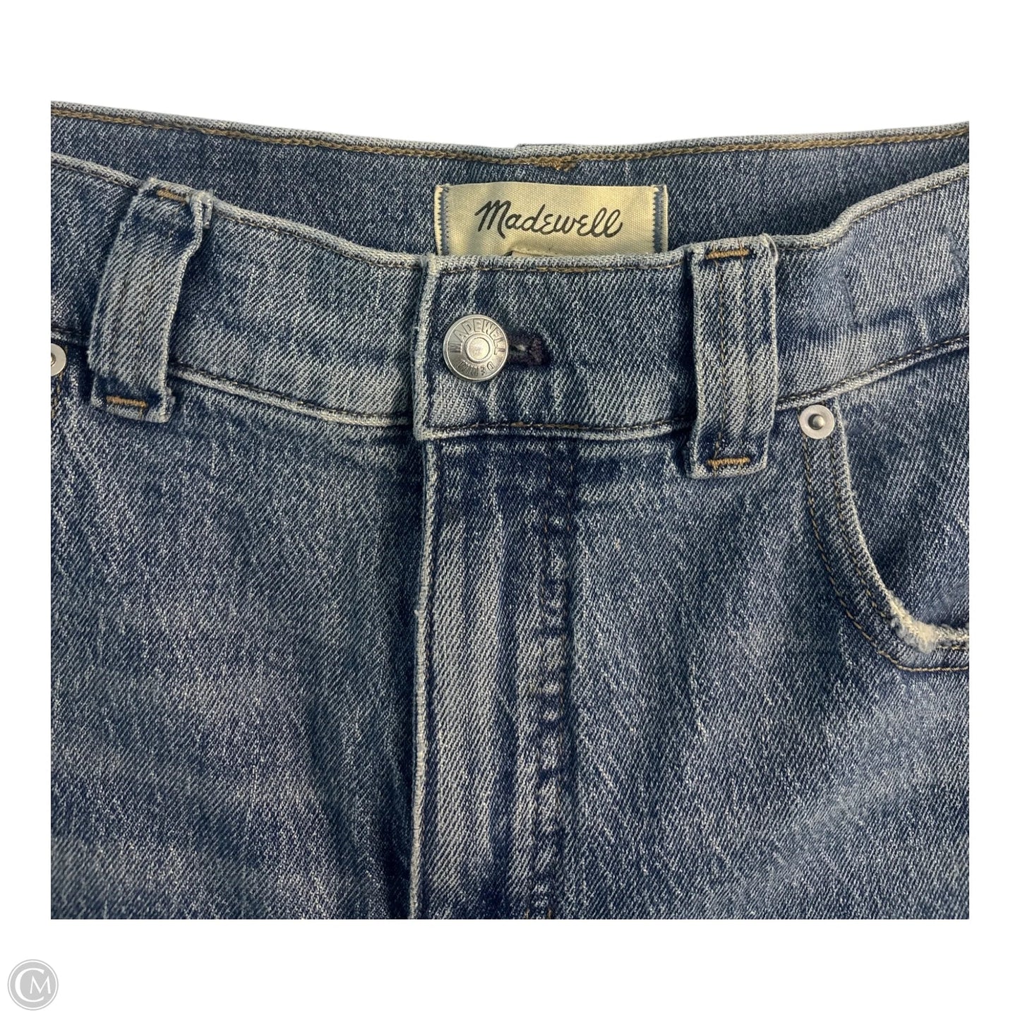 Jeans Wide Leg By Madewell In Blue, Size: 8