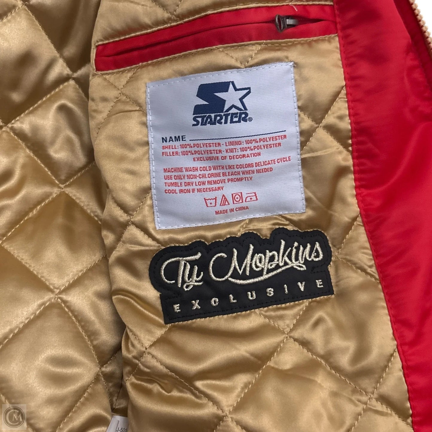 Coat Other By Clothes Mentor In Green & Red, Size: M