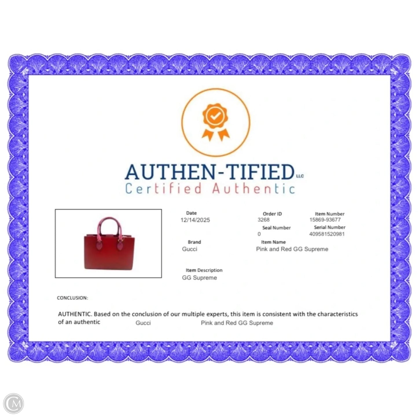 Handbag Luxury Designer By Gucci, Size: Large