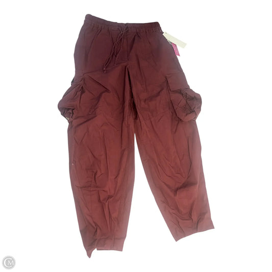 Pants Joggers By Farm Rio In Maroon, Size: Xs