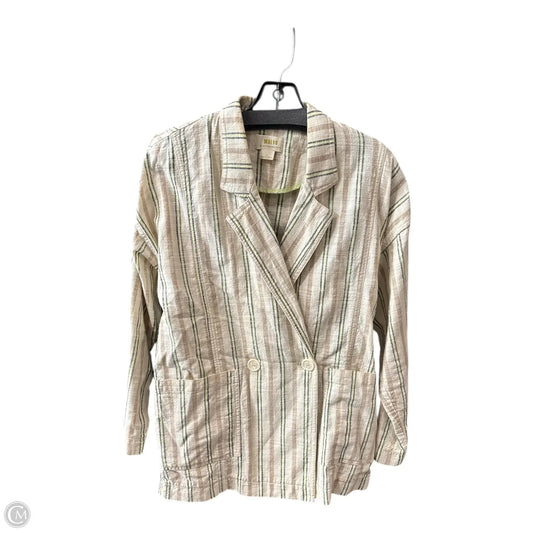 Blazer By Maeve In Striped Pattern, Size: Xs