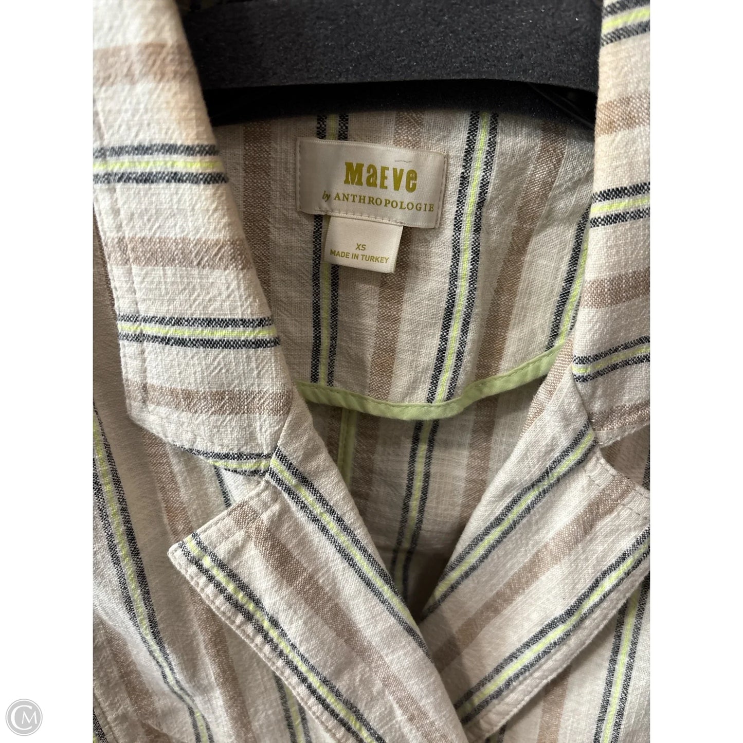 Blazer By Maeve In Striped Pattern, Size: Xs