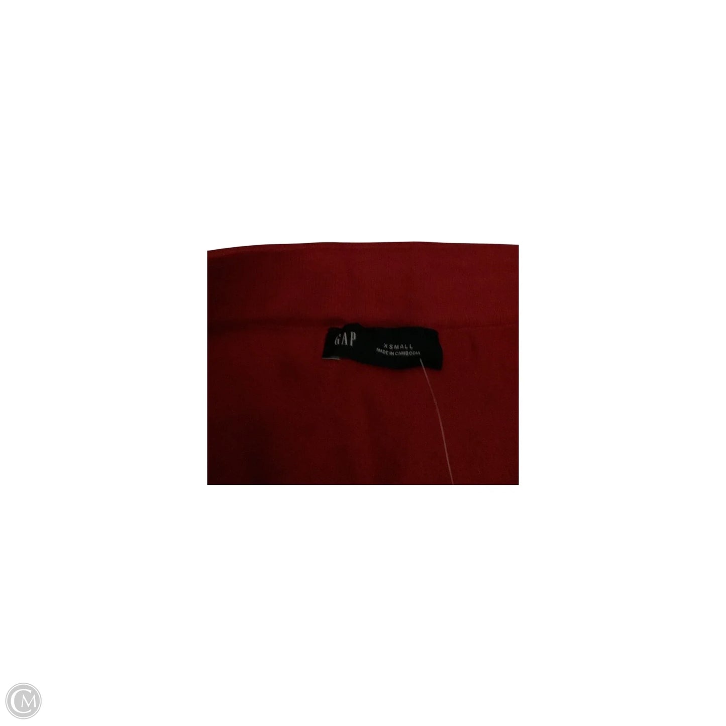 Skirt Midi By Gap In Red, Size: Xs