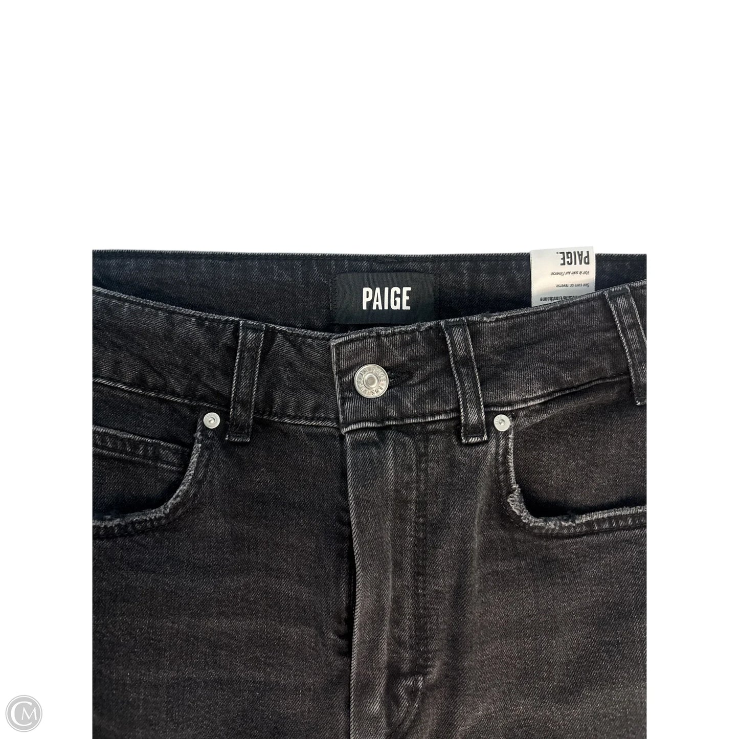 Jeans Wide Leg By Paige In Black, Size: 6p