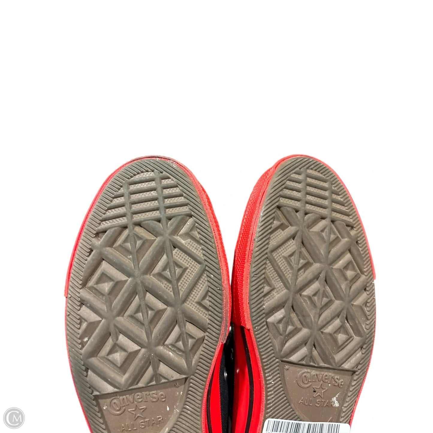 Shoes Sneakers By Converse In Black & Red, Size: 6