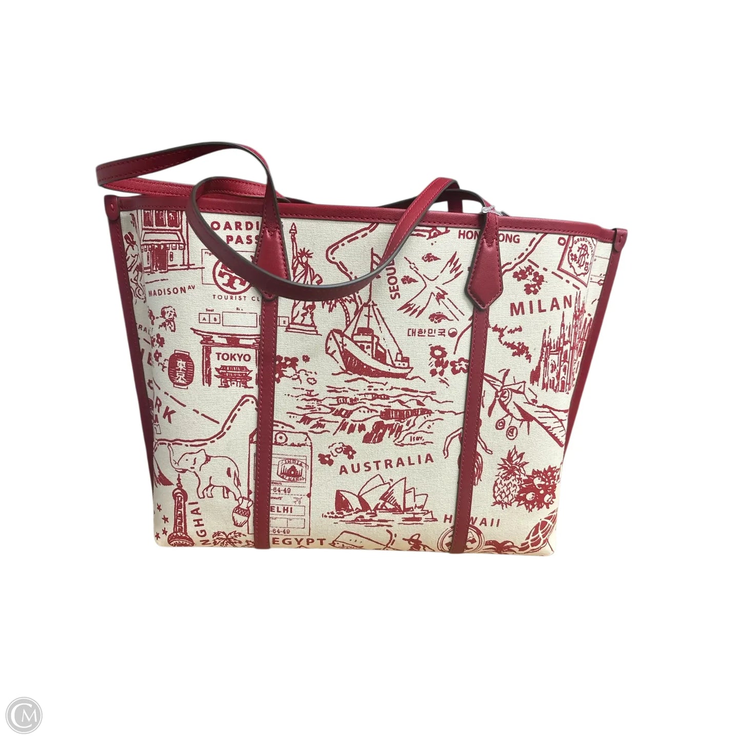 Handbag Designer By Tory Burch, Size: Large