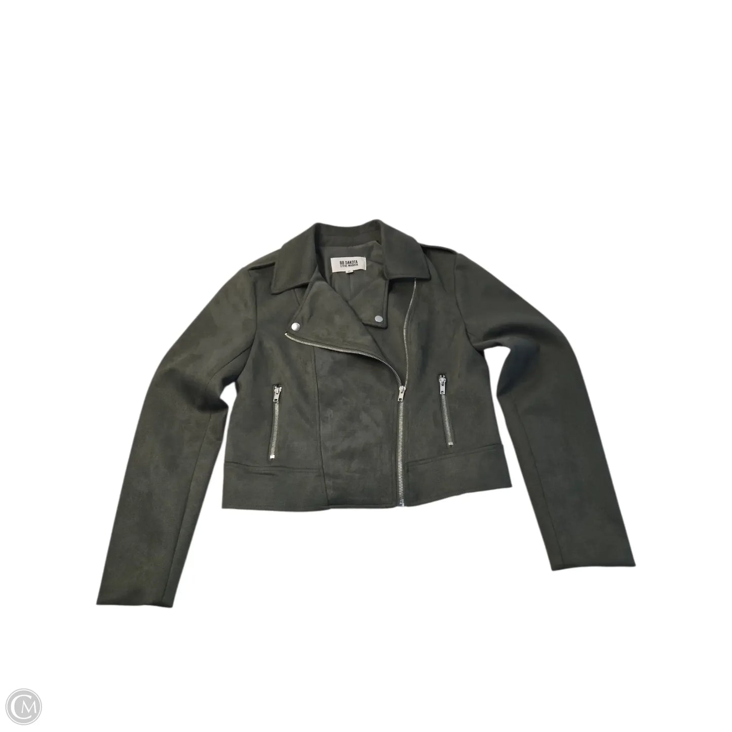 Jacket Moto By Bb Dakota Steve Madden In Green, Size: M