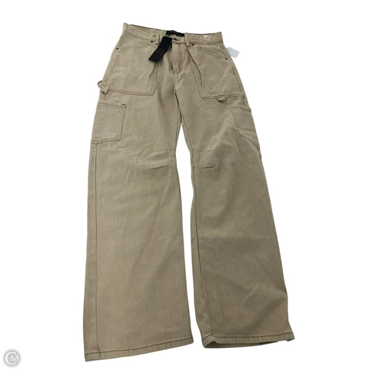 Jeans Straight By Clothes Mentor In Tan, Size: M