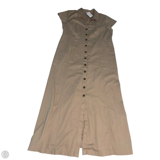 Dress Casual Maxi By J. Jill In Tan, Size: M