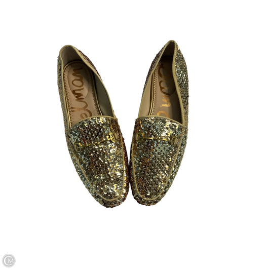 Shoes Flats By Sam Edelman In Gold, Size: 8