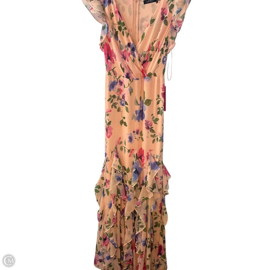 Dress Casual Maxi By Ralph Lauren Black Label In Multi-colored, Size: 8