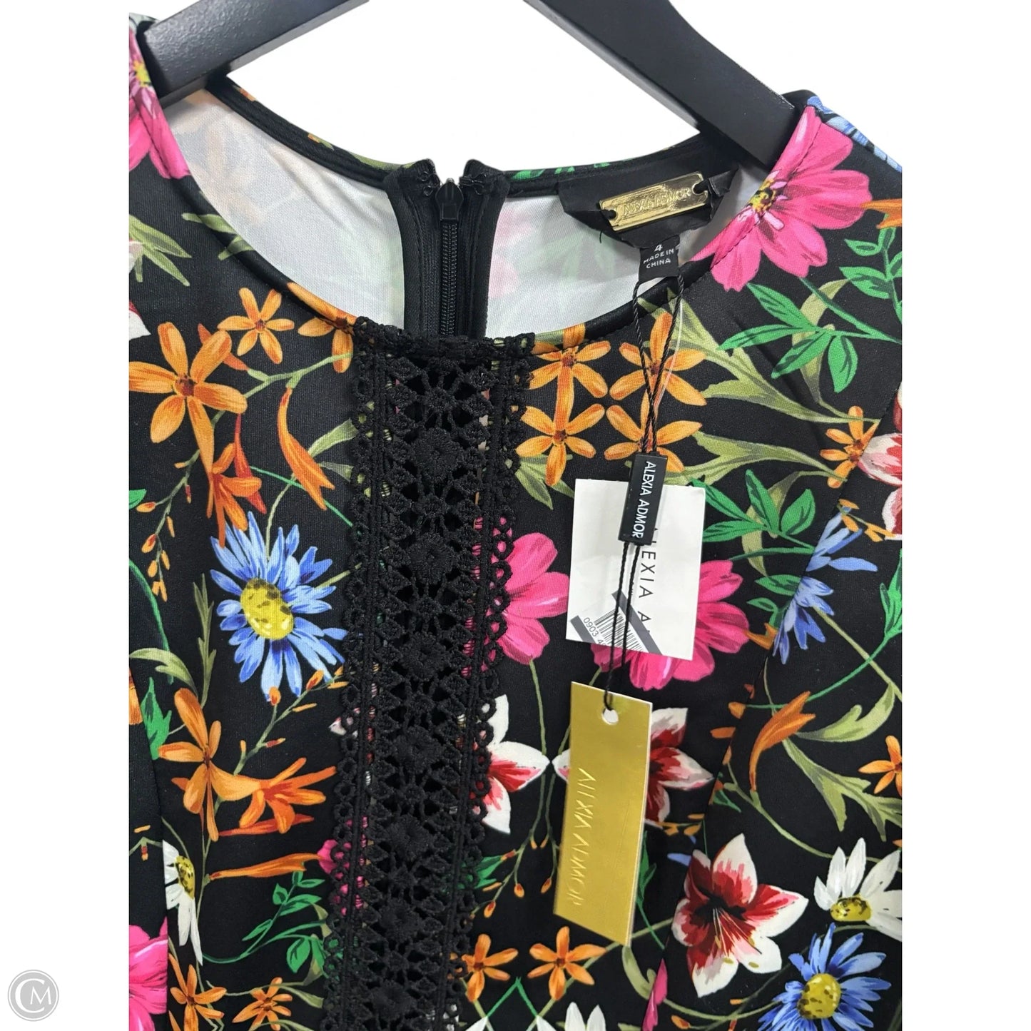 Dress Casual Midi By Alexia Admor In Floral Print, Size: 4