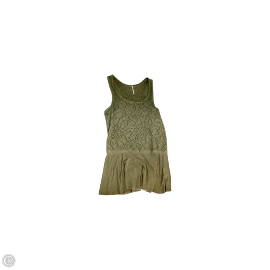 Top Sleeveless By Free People In Green, Size: S
