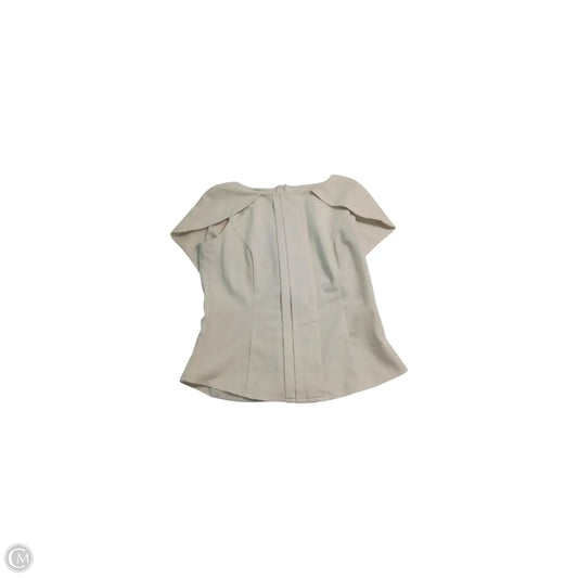 Top Short Sleeve By Clothes Mentor In Cream, Size: M