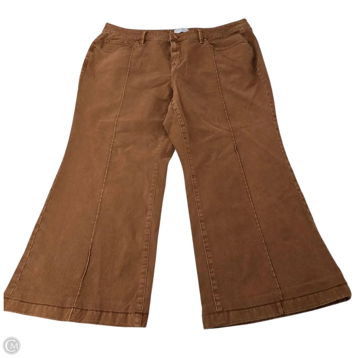 Jeans Wide Leg By Lane Bryant In Orange, Size: 20