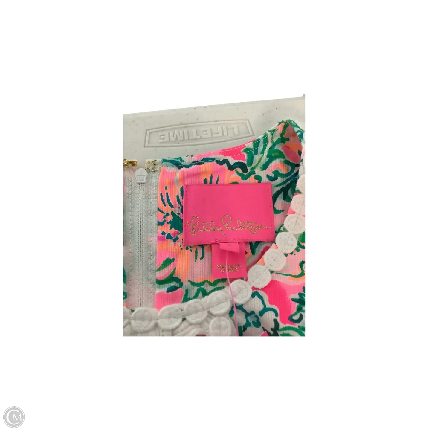 Dress Designer By Lilly Pulitzer In Orange & Pink, Size: 6