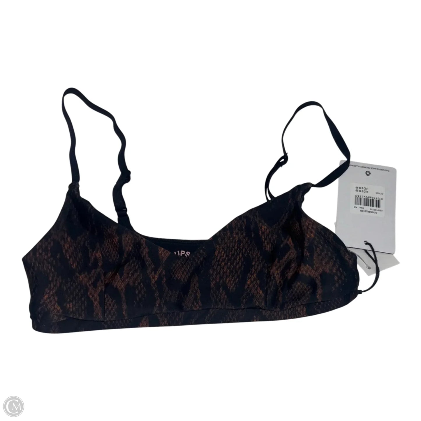 Bra By The Upside In Snakeskin Print, Size: Xs