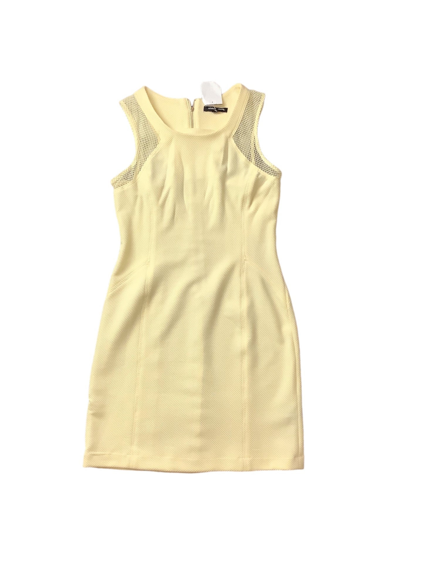 Yellow Dress Casual Midi Sharagano, Size 10