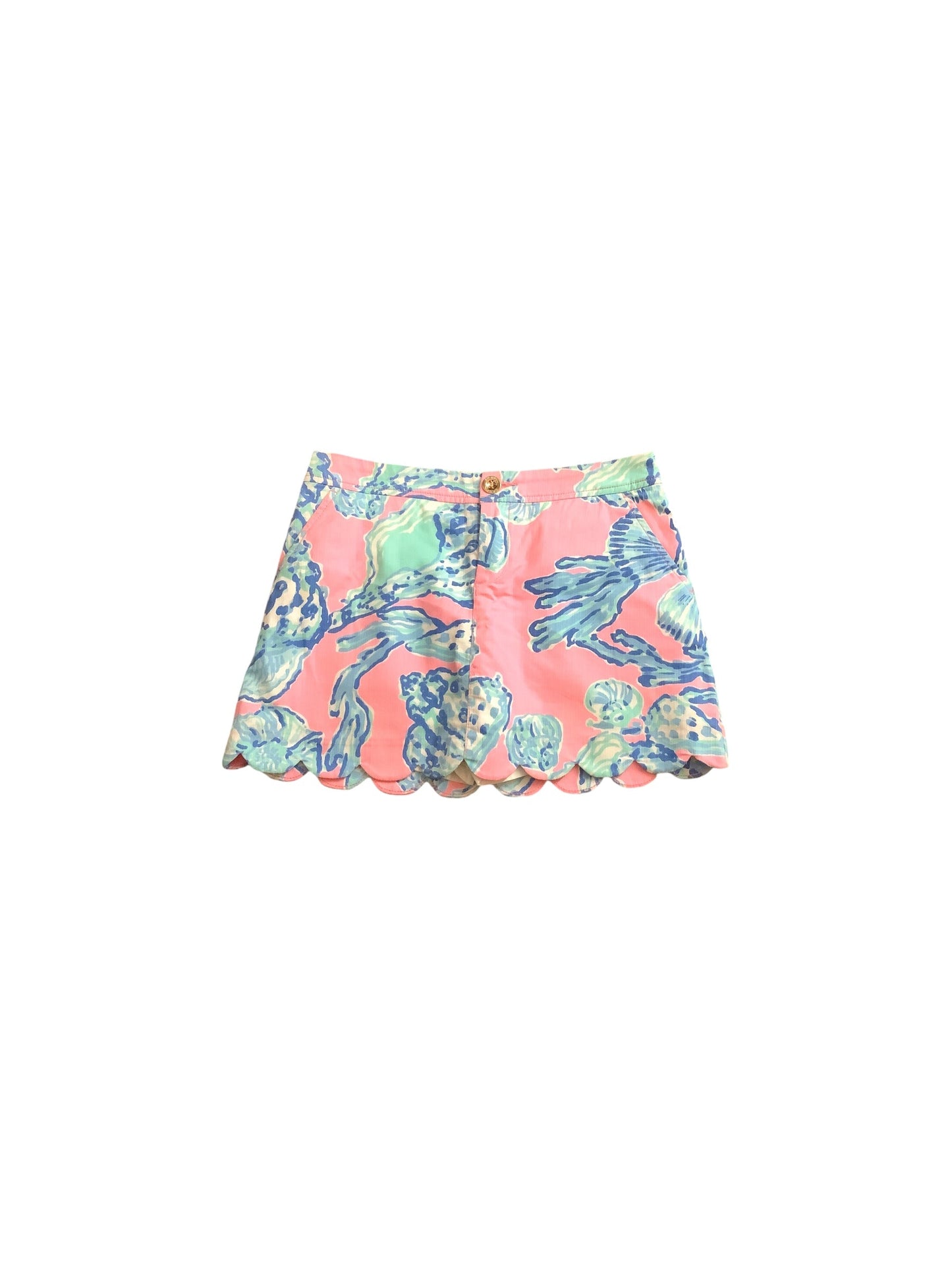 Skort By Lilly Pulitzer In Blue & Pink, Size: 0