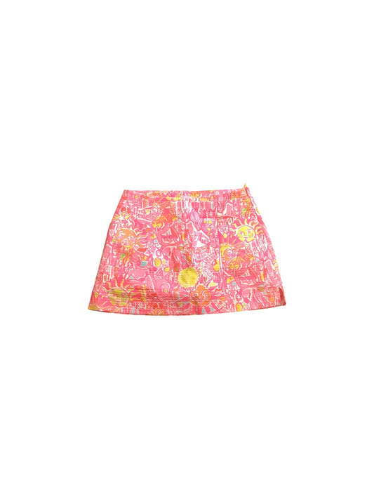 Skort By Lilly Pulitzer In Pink & Yellow, Size: 0