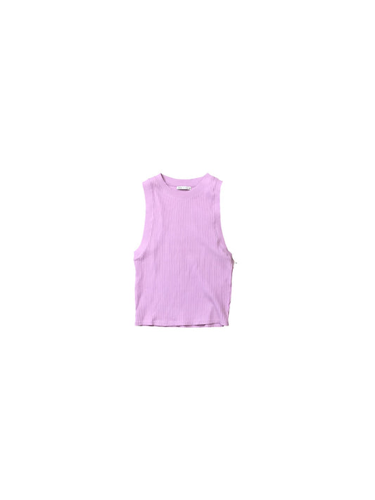 Top Sleeveless Basic By Zara In Purple, Size: L