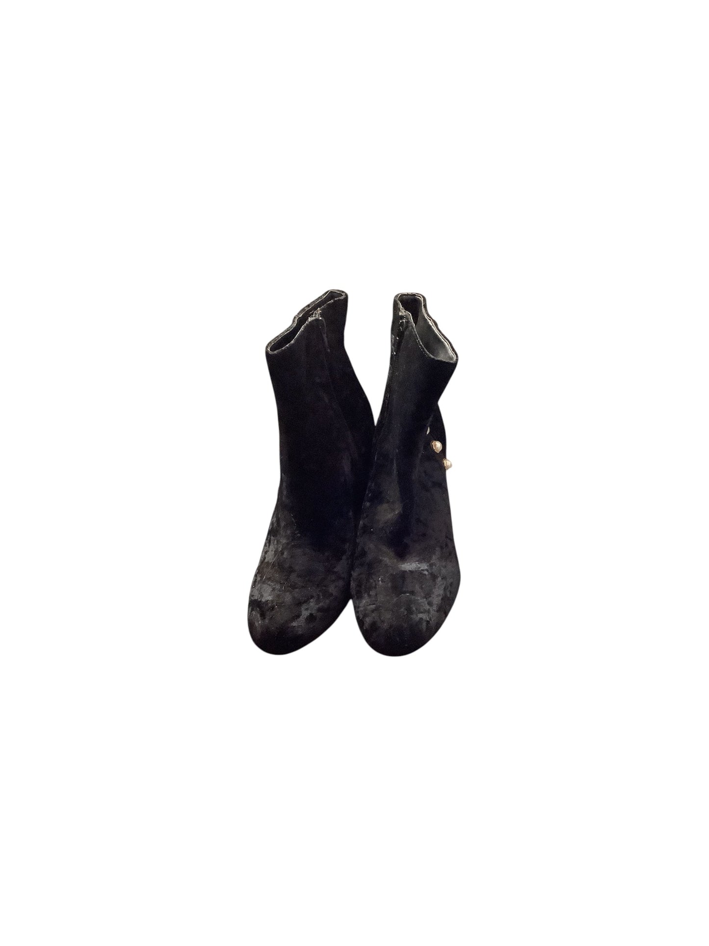 Boots Ankle Heels By Isaac Mizrahi Live Qvc In Black, Size: 9