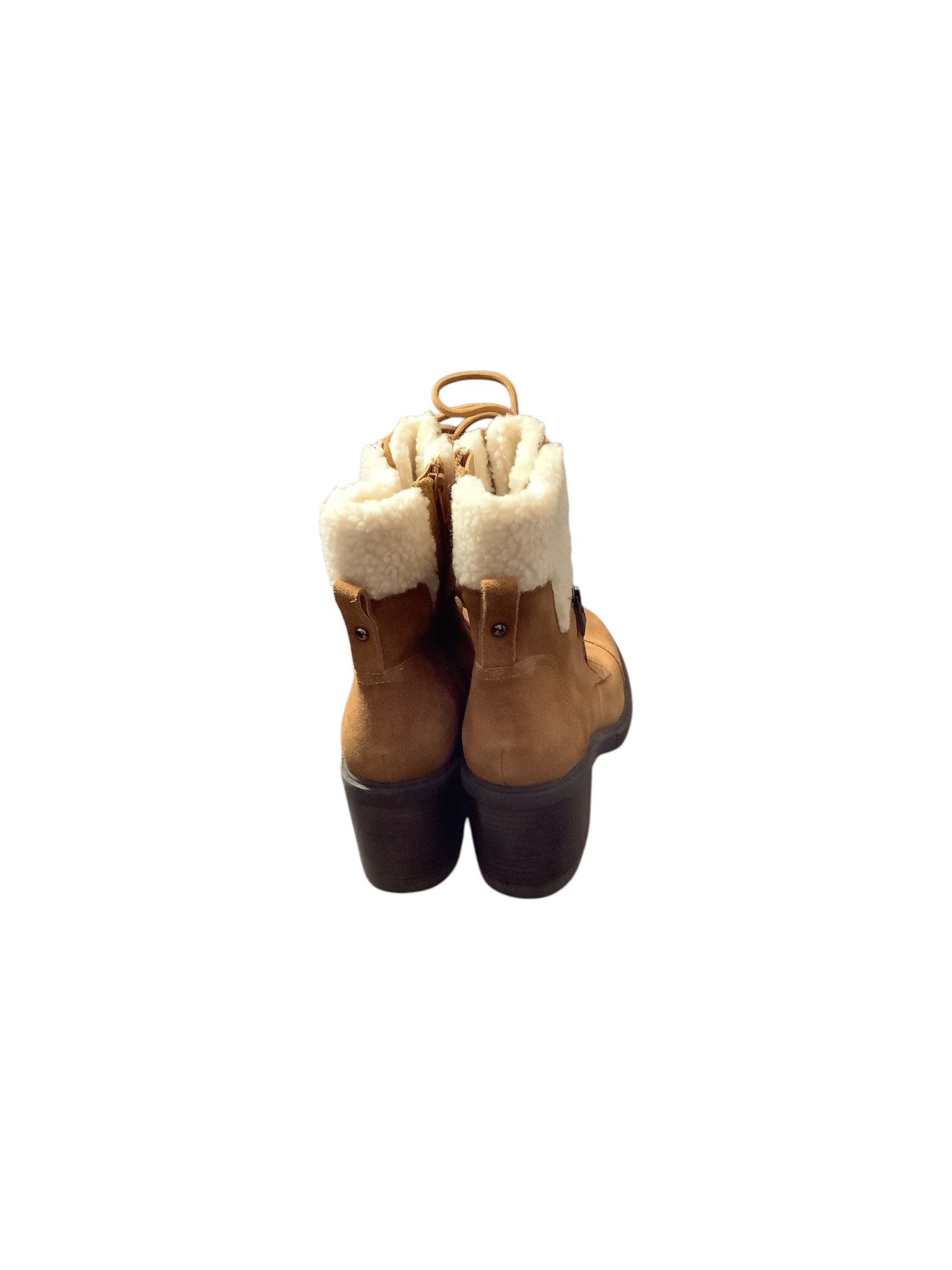 Boots Ankle Heels By Marc Fisher In Tan, Size: 9