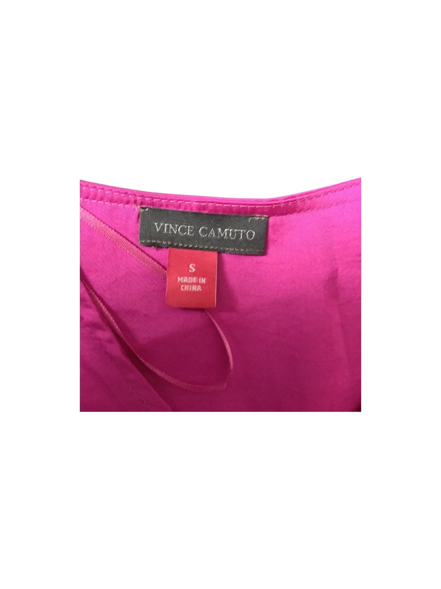 Top Short Sleeve Basic By Vince Camuto In Pink, Size: S