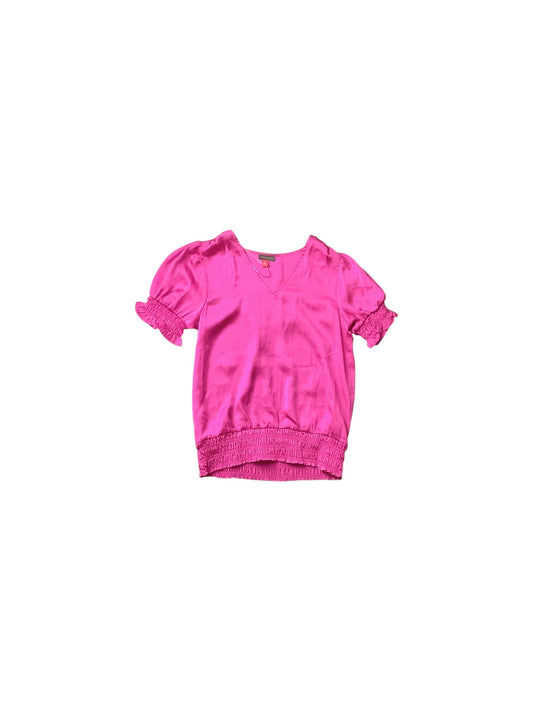 Top Short Sleeve Basic By Vince Camuto In Pink, Size: S