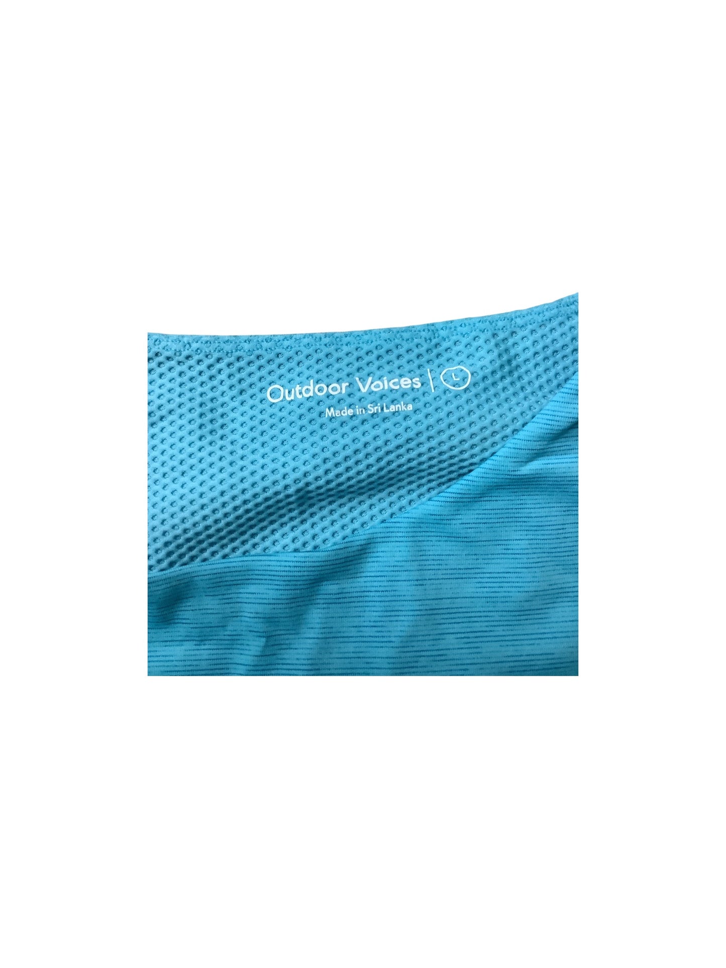 Athletic Bra By Outdoor Voices In Aqua, Size: L