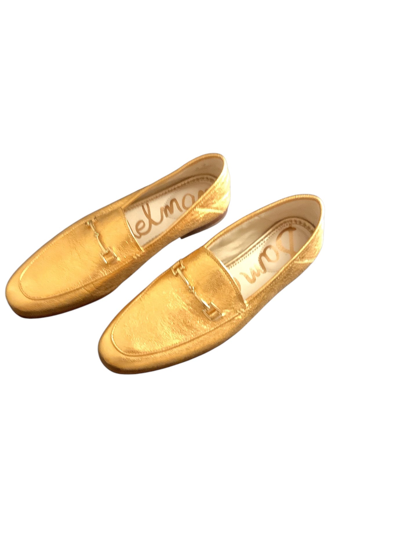 Shoes Flats By Sam Edelman In Gold, Size: 8