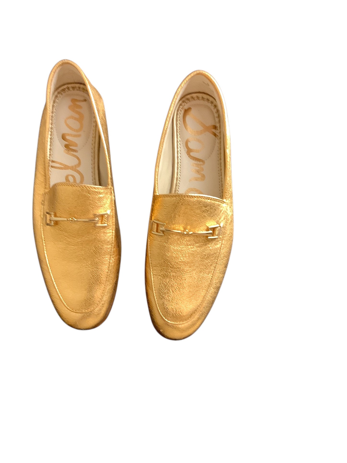 Shoes Flats By Sam Edelman In Gold, Size: 8