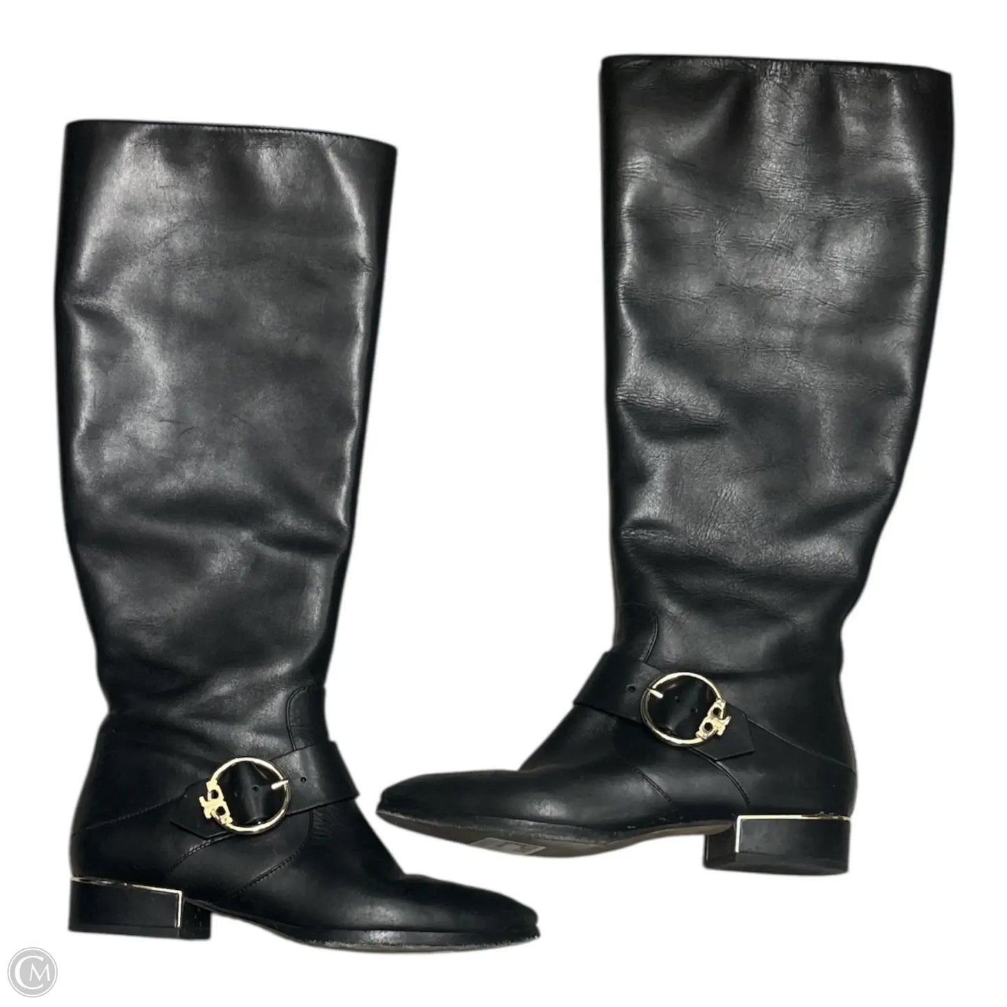 Boots Designer By Tory Burch In Black, Size: 7