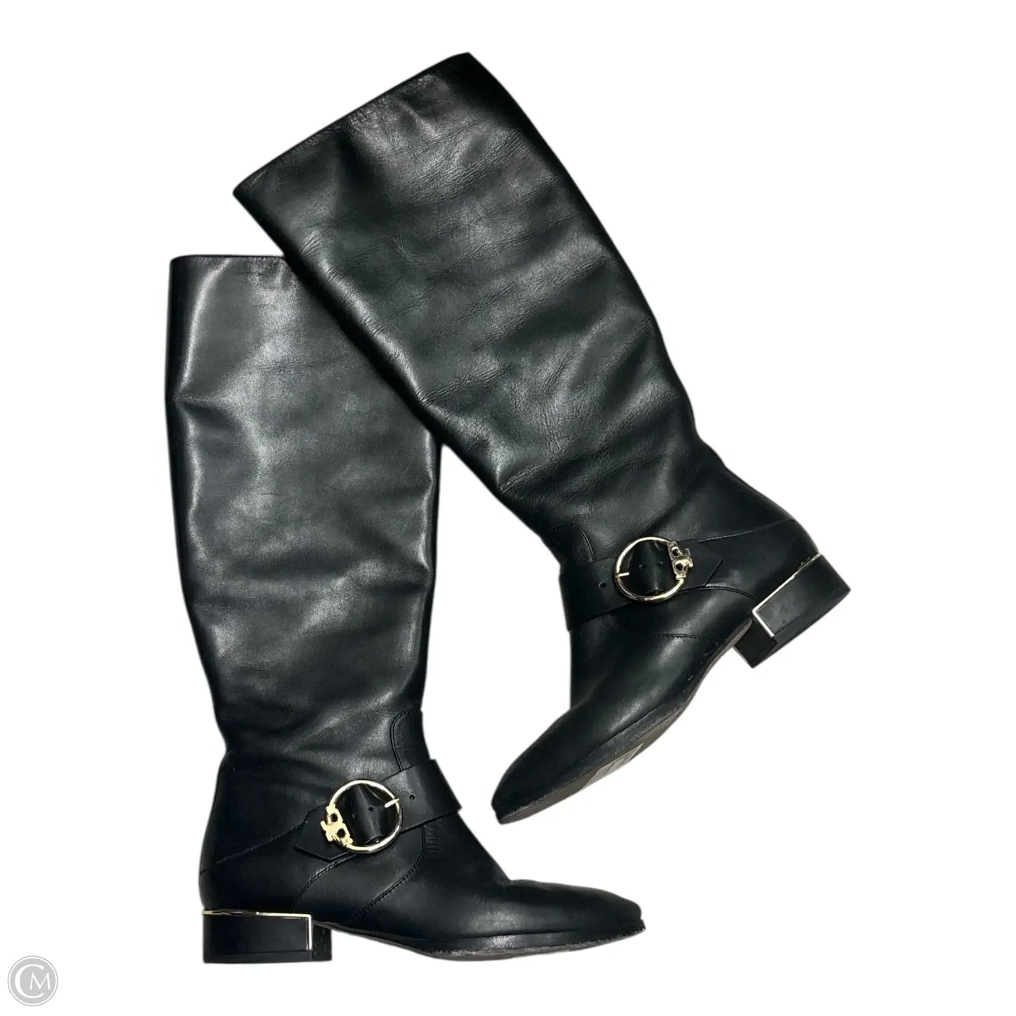 Boots Designer By Tory Burch In Black, Size: 7