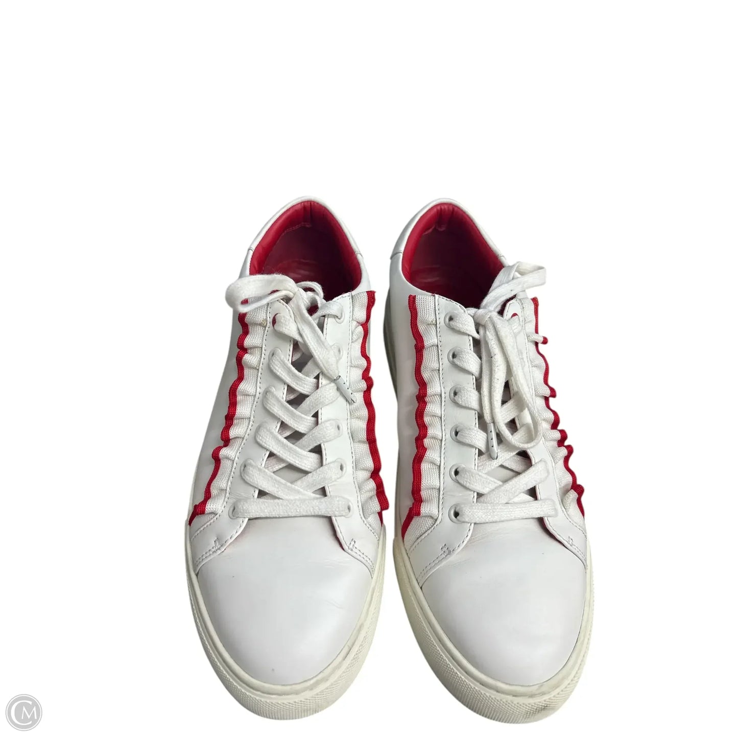 Shoes Designer By Tory Burch In Red & White, Size: 11