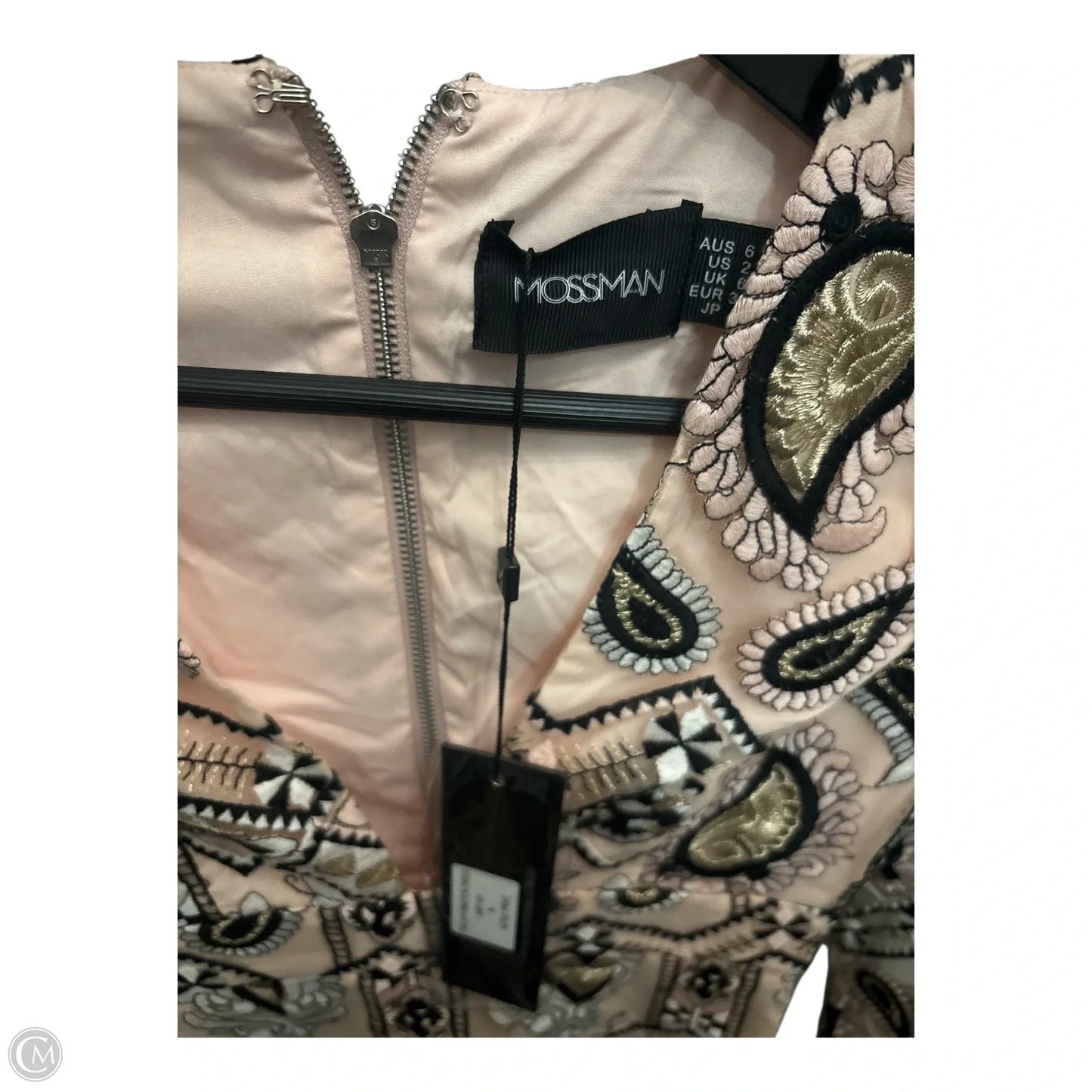 Dress Casual Midi By Clothes Mentor In Black & Pink, Size: 2