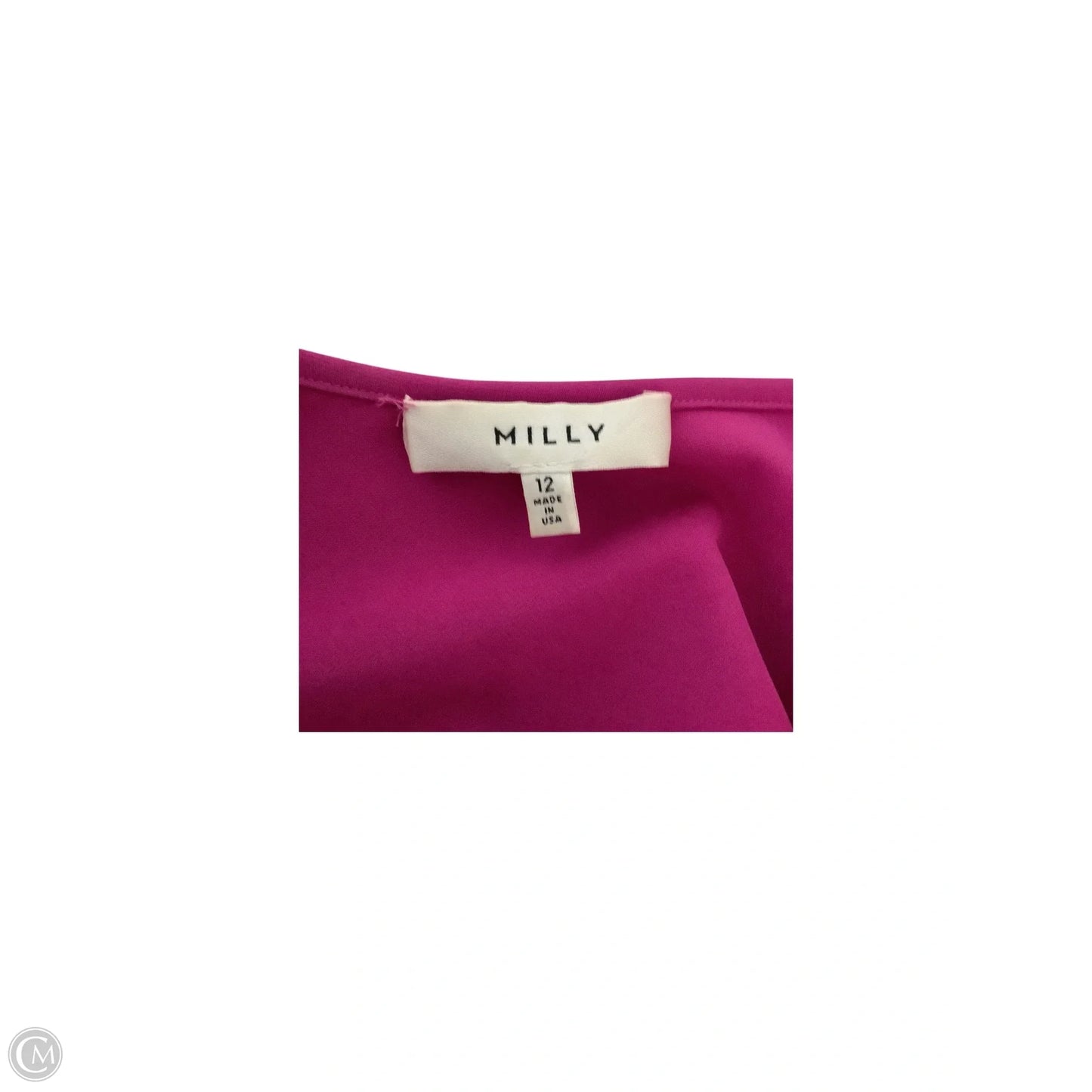 Top Long Sleeve Designer By Milly In Pink, Size: 12