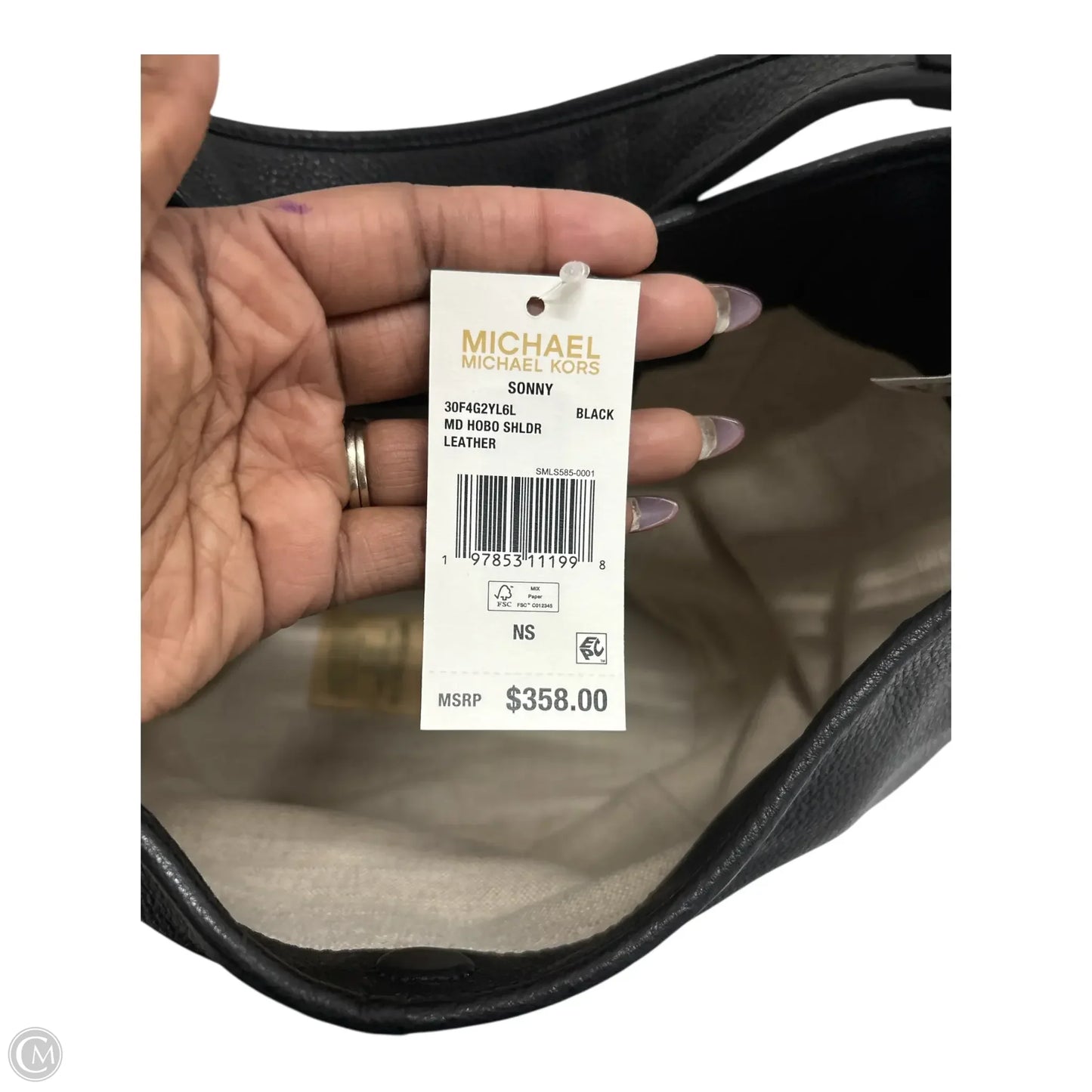 Handbag Designer By Michael Kors, Size: Large