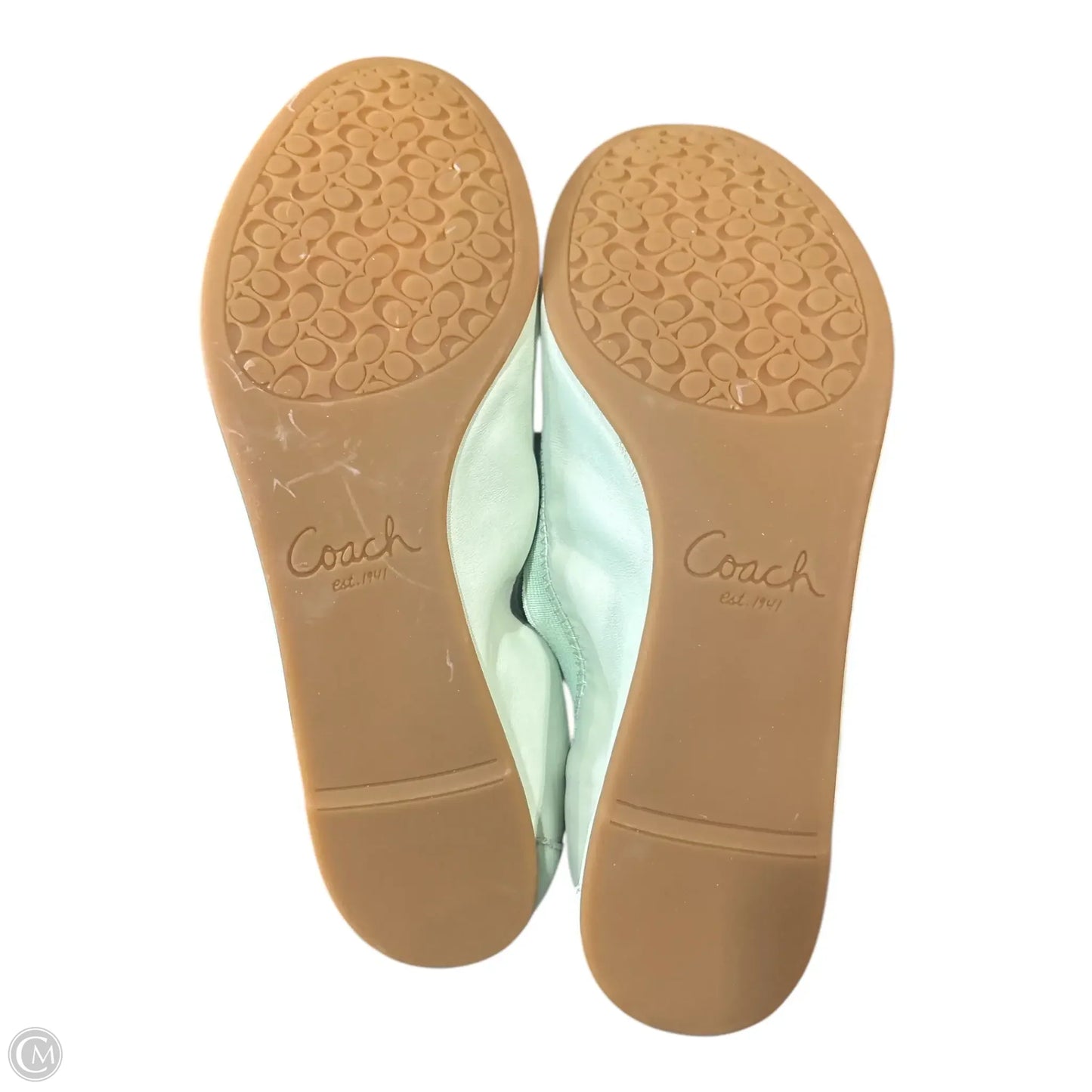 Shoes Designer By Coach In Green, Size: 10